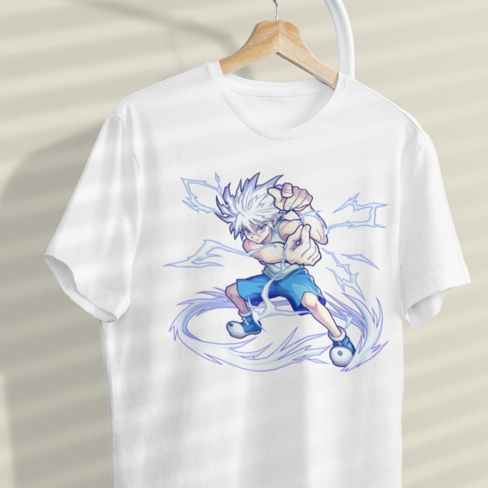 Killhua Hunter X Hunter Lighting Shirt Size Medium